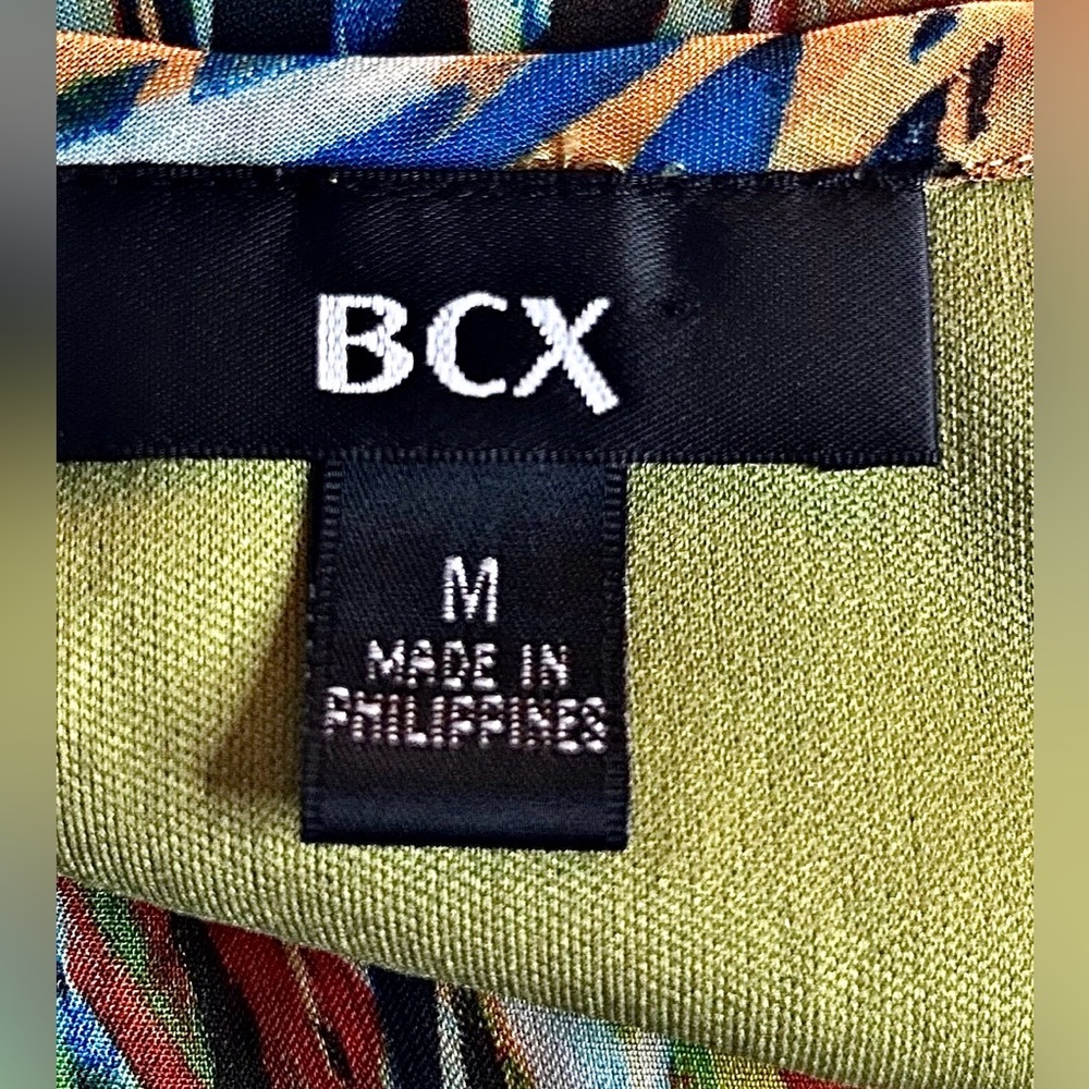 BCX | Multicolored A-line Wisp Print Pattern Dress | Women’s size M - Picture 11 of 15